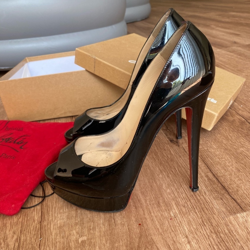 Authentic Christian Louboutin Lady Peep - Picture 5 of 8